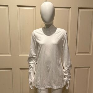 Nike Women's White Long Sleeve Top